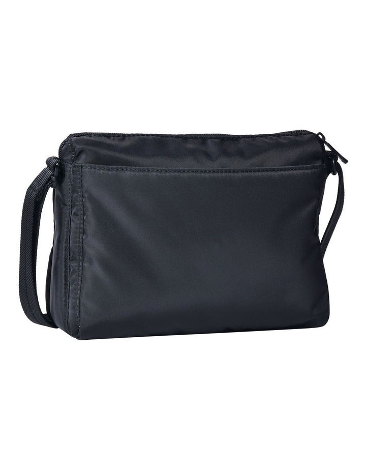 Eye Quilted Crossbody Bag in Black