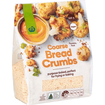 Woolworths Baked Bread Crumbs Coarse 500g