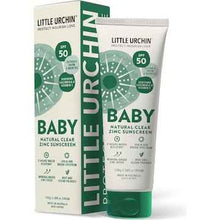 Little Urchin SPF 50 Baby Natural Clear Zinc Sunscreen 100g