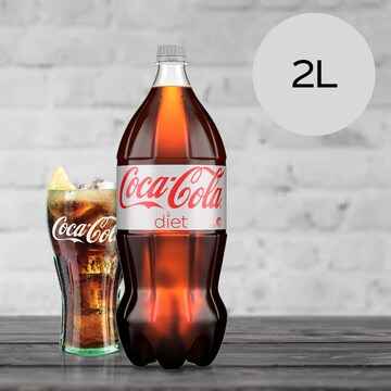 Coca-Cola Diet Soft Drink Bottle 2L