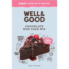 Well & Good Chocolate Mud Cake Mix 475g