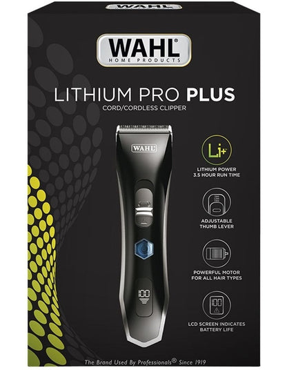 Lithium Pro Plus Cordless Clipper in Black