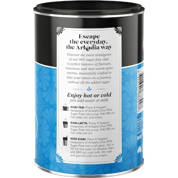 Arkadia Chai Tea Low Sugar 240g