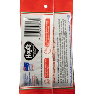 Hoyt's Pepper Black Whole 100g