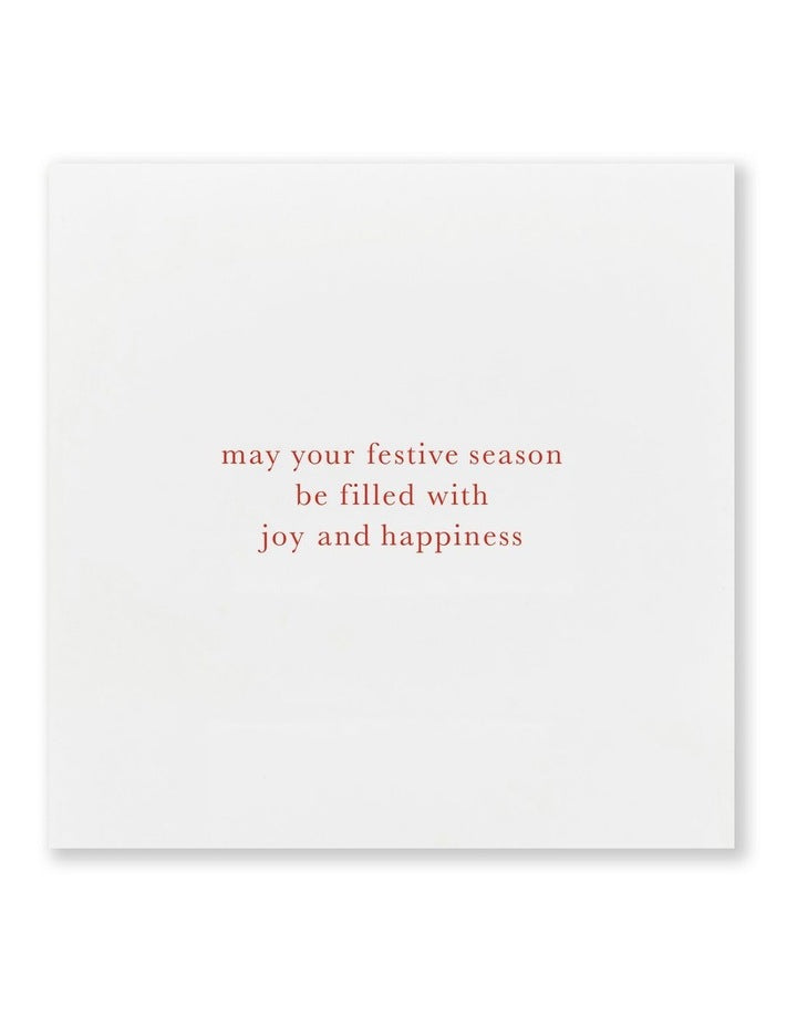 Ovarian Cancer Research Foundation Charity Boxed Christmas cards Bush Wreath Design