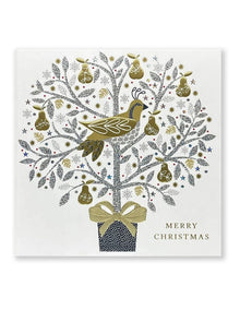 National Breast Cancer Foundation Charity Boxed Christmas cards Partridge Pear Design