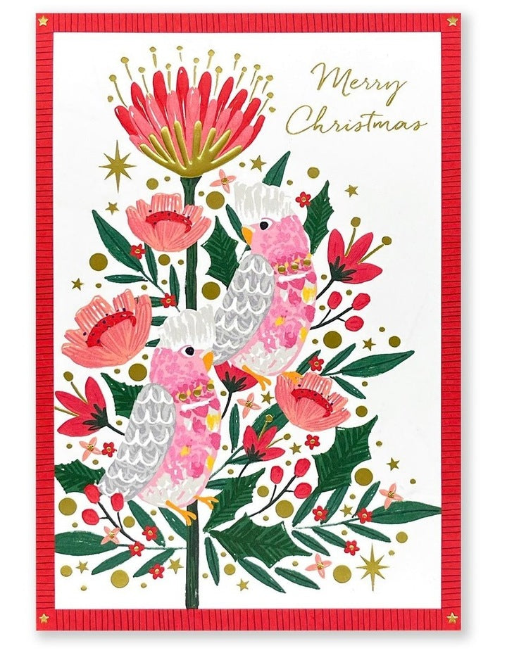 National Breast Cancer Foundation Charity Boxed Christmas cards Galah Greetings Design