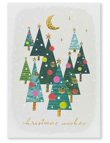 National Breast Cancer Foundation Charity Boxed Christmas cards Christmas Forest Design