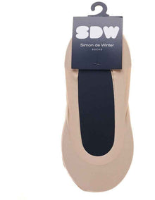 Laser Cut Footlets 3 Pack in Beige