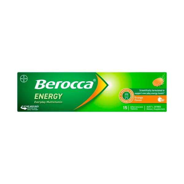 BEROCCA TABS PERFORMACE ORANGE 15PK