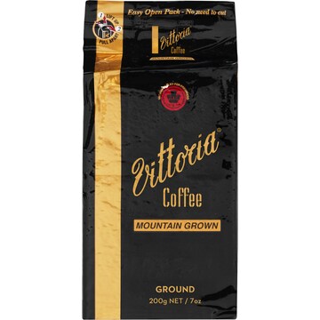 Vittoria Mountain Grown Ground Coffee 200g