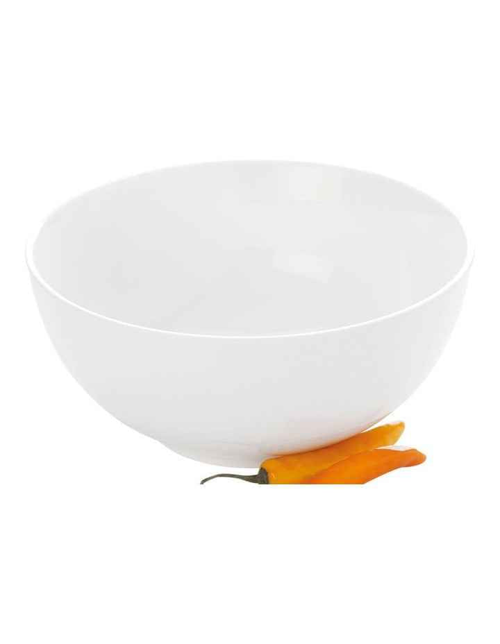 White Basics Soho Round Bowl 25x1cm in White