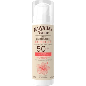 Hawaiian Tropic Face Fluid Sunscreen SPF50+ 50mL