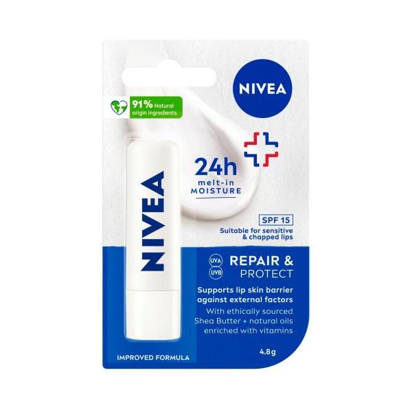 NIVEA LIP BALM REPAIR & PROTECT SPF15:4.8 GRAM