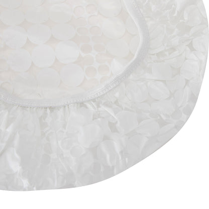 2 Pack White Shower Caps