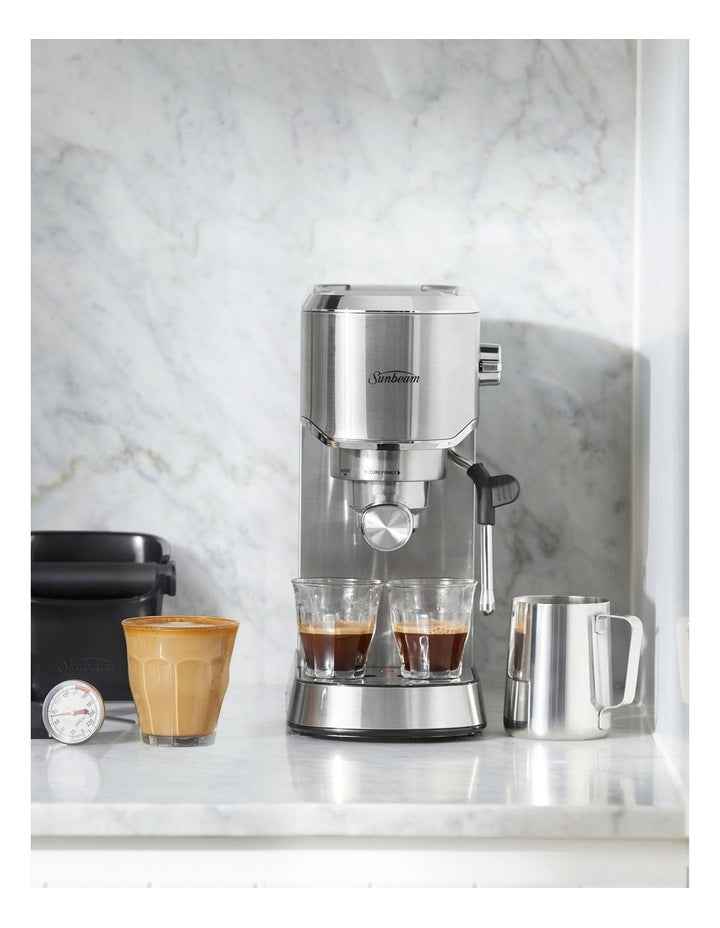 Compact Barista Espresso Coffee Machine in Stainless Steel