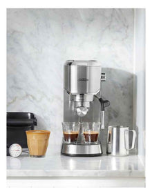 Compact Barista Espresso Coffee Machine in Stainless Steel