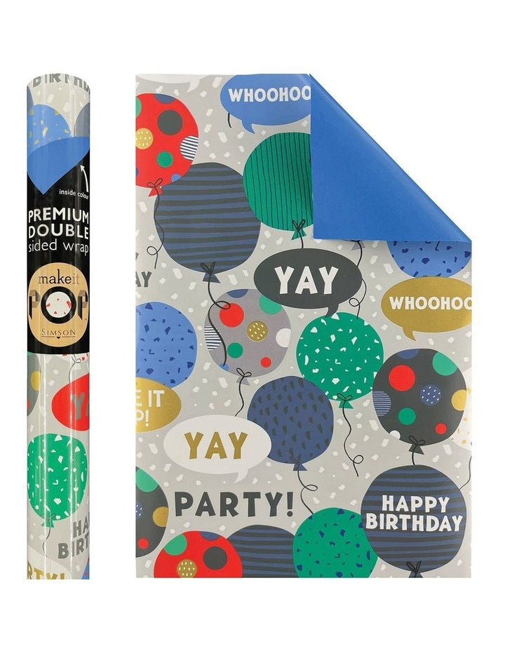 Small Talk Balloons Roll Wrap