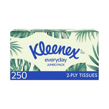KLEENEX 2 PLY JUMBO FACIAL TISSUES:WHITE:.:250 PACK