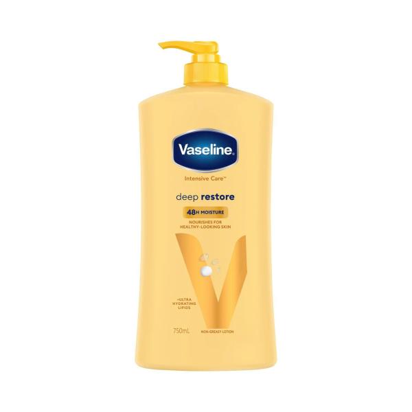 VASELINE MOISTURISING BODY LOTION INTENSIVE CARE  DEEP RESTORE 750ML