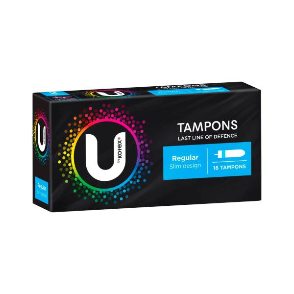 U BY KOTEX REGULAR TAMPONS
