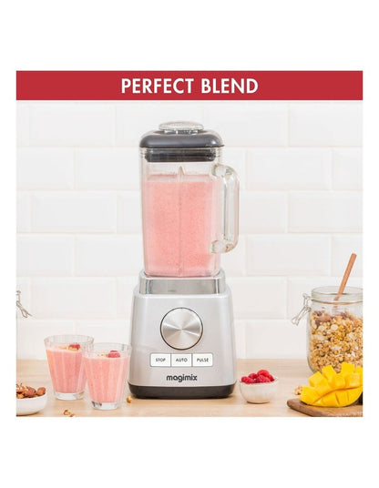 5XL Power Blender in Matt Chrome