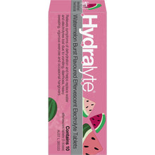 Hydralyte Effervescent Electrolyte Tablets Watermelon Burst 10 pack