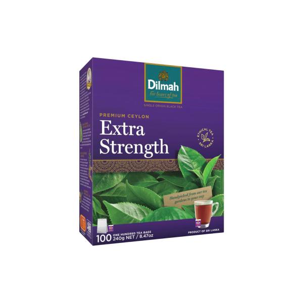 DILMAH EXTRA STRENGTH TEA CUP TEA BAGS 100 PACK