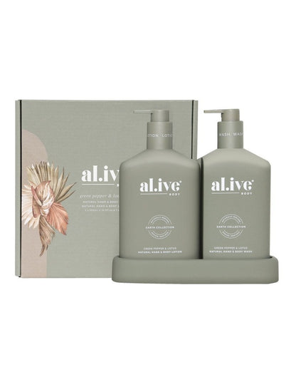 WASH & LOTION DUO - GREEN PEPPER & LOTUS