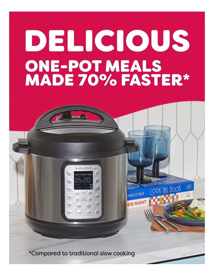 Instant Pot Duo Plus Multi-Cooker 3L 110-0037-01-AU in Silver