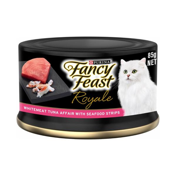 FANCY FEAST ROYALE BROTHS WHITEMEAT TUNA CAT FOOD 85 GRAM