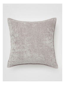 Valerie Velvet Cushion 50x50cm in Silver