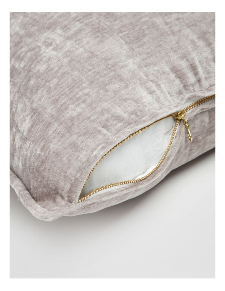 Valerie Velvet Cushion 50x50cm in Silver