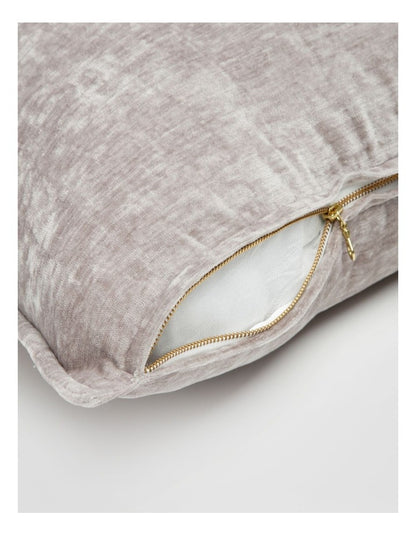 Valerie Velvet Cushion 50x50cm in Silver