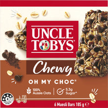 Uncle Tobys Chewy Oh My Choc Muesli Bars 6 pack