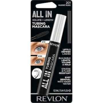 Revlon All In Tubing Mascara Blackest Black 201 12.9mL