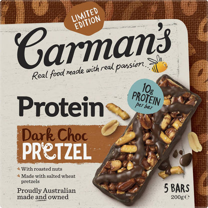 Carman's Protein Nut BarsDark Chocolate Pretzel 5 pack