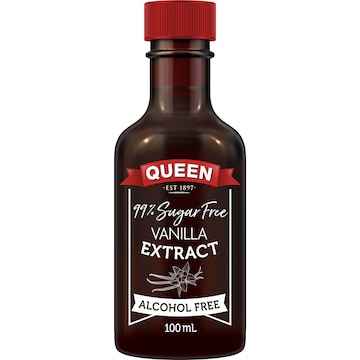 Queen 99% Sugar Free Vanilla Extract Alcohol Free 100mL