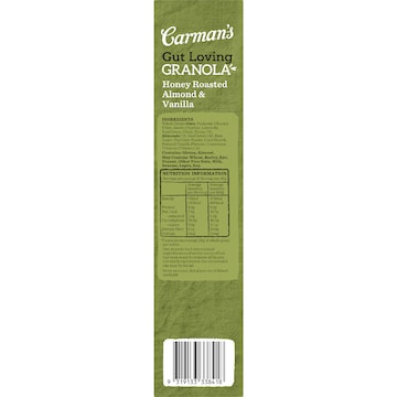 Carman's Gut Loving Granola Honey Roasted Almond & Vanilla 425g