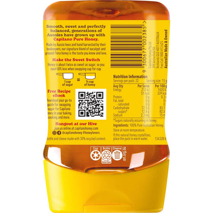Capilano 100% Pure Australian Honey Squeeze 340g