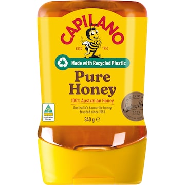 Capilano 100% Pure Australian Honey Squeeze 340g