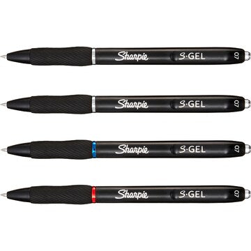 Sharpie S-Gel 0.7mm Gel Pens Assorted Colours 4 pack