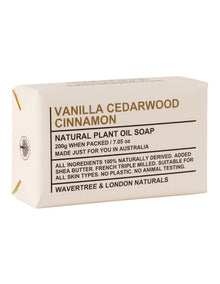 Vanilla Cedarwood Cinnamon Soap Bar
