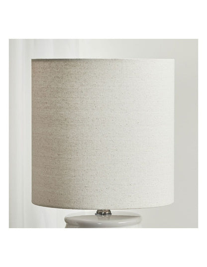 Florence Modern Ceramic Table Lamp 46cm in White