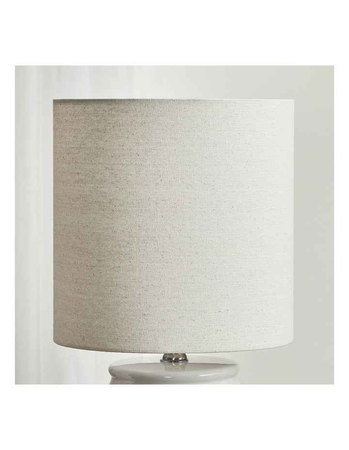 Florence Modern Ceramic Table Lamp 46cm in White