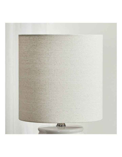 Florence Modern Ceramic Table Lamp 46cm in White