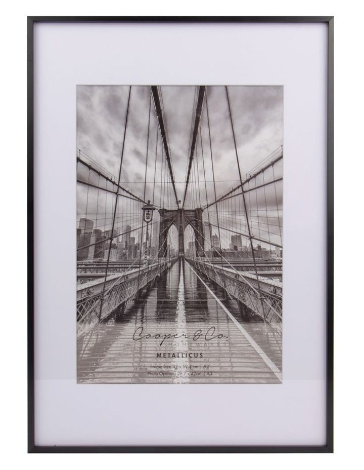 A2 Matt to A3 Photo Frame in Black