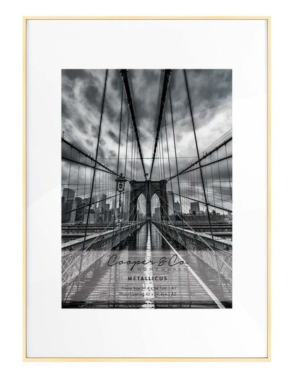 Platinum Metal Frame A1/A2 in Gold