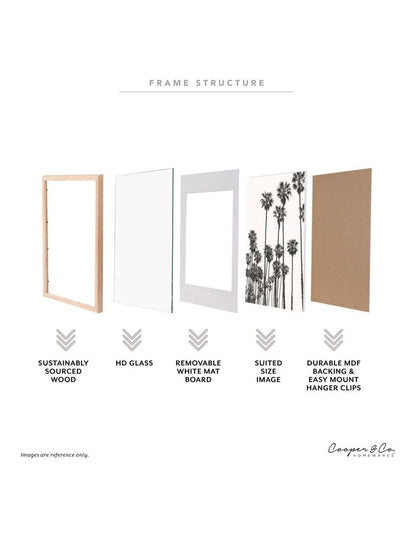 Square Frame Pack Of 9 in White
