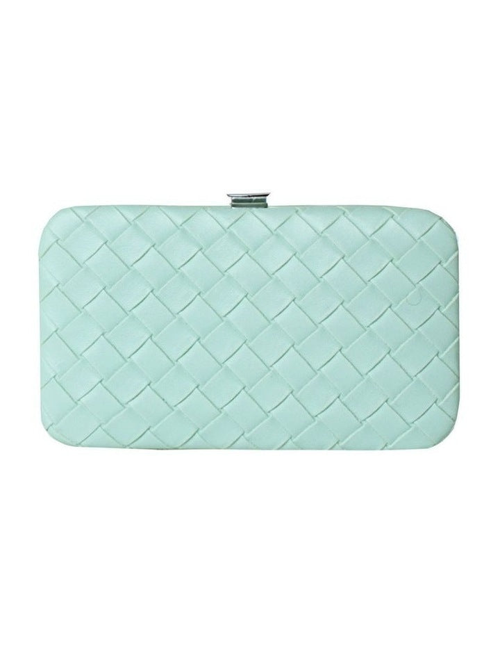 Woven Manicure Set in Teal